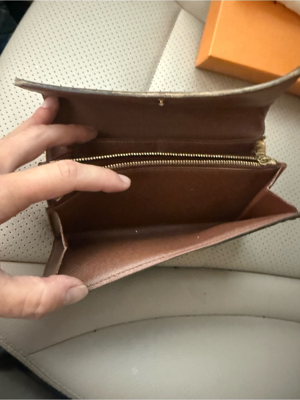 Louis Vuitton Monogram Canvas Long Wallet - Brown and Gold - Picture 7 of 16